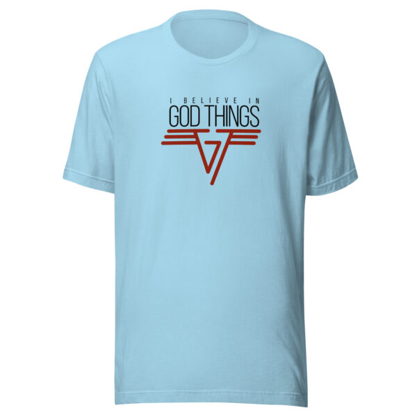 Rock Your Faith Christian t-shirt ocean blue