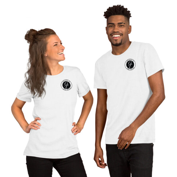 God Things t-shirt chest image white